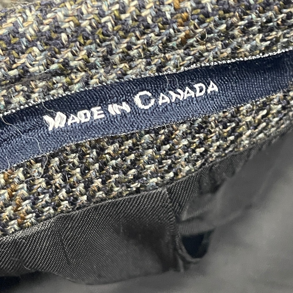 Jos A Bank Corporate Collection 43T‎ Blazer Grey Glen Plaid Pure Wool Sport Coat - Picture 14 of 14